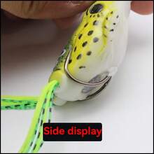 1 Peça Isca Premium em Formato de Rã Vitalidade - Anzol Afiado, Design Realista, Adequado para Pesca de Superfície em Água Doce