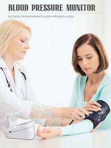 Monitor de presión arterial inteligente doméstico de alta precisión de grado médico - Blanco - Ver 6