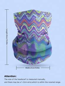 Airkeet Women Fashion Printing Multifunctional Magic Headscarf Neck Cover Fishing Outdoor Seamless Mask Skin Friendly Versatile Balaclava.