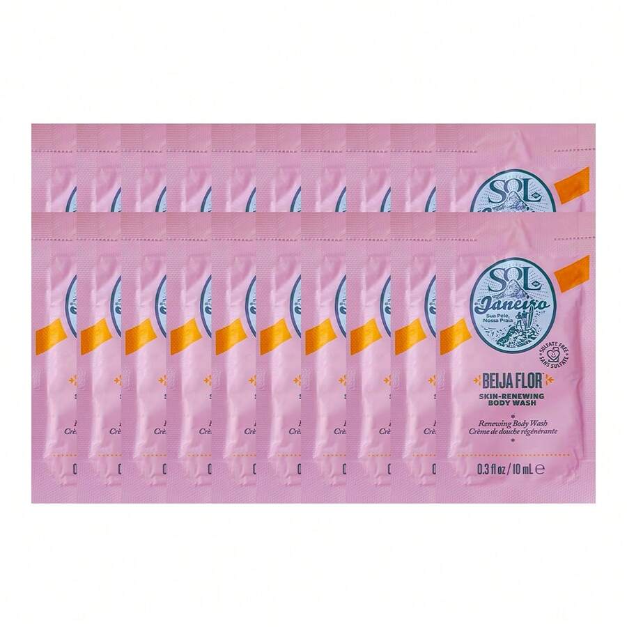 Sol de Janeiro SOL Beija Flor Skin-Renewing Body Wash 10ml/0.3fl.Oz -Travel-Friendly Single-Use Packaging. - Beija Flor - 查看 1