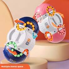 3D几何坐立不安玩具，空间魔豆减压拼图，圣诞节、感恩节、新年礼物 - 彩色 - 查看 6