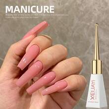 XEIJAYI 1Pc Pink Long-Lasting Pink Gel Nail Polish Uv/Led Soak Off Gel Nail Polish For Nail Art Diy Salon Home Holiday Gift For Women Nail Art Manicure Diy Salon Gift Nails - 粉色 - 查看 10