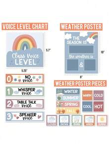 Classroom Calendar, 98 Pieces, Bulletin Board, Hadley Designs, Calendars & Planners, Calendar 2025, Calendar Creative Minimalist, Calendar>Teacher, Yearly Calendars, Calendario 2025-2026, Academic Calendar 2025-2026, Wall Calendar 2025, Numbers Calendar, - 柔和的彩虹 - 查看 3
