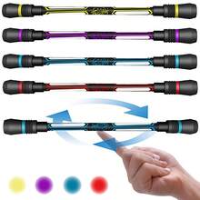 4pcs 0.5mm Black Signature Rolling Finger Rotating Pen Creative Finger Spinning Pen Daily Office Writing Pen Replaceable Refill Stress Relief Pen - Multicolor - View 1