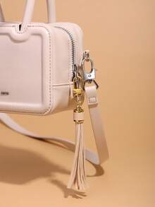 12个彩色仿皮流苏钥匙扣 | 闪亮流苏吊坠，适用于钥匙、包包和钱包 - 时尚女士配饰 - 彩色 - 查看 4