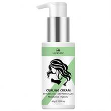 Curly Hair Styling Cream, Moisturizing And Smoothing Formula, Enhances The Elasticity And Shine Of Curly Hair, Easy To Set - Multicolor - View 9
