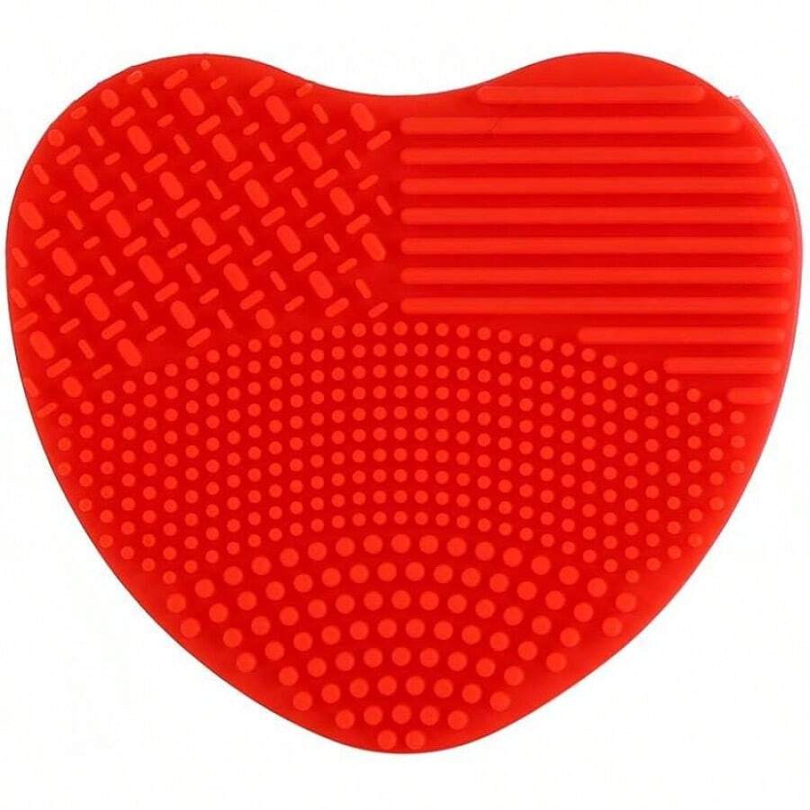 Makeup Brush Cleaner, Silicone Brush Cleaner, Limpieza RáPida De Color Y Cepillo De Maquillaje, Lavanda PúRpura - rojo - Ver 1