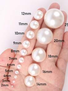 196.85 英寸/4/5/6/8/10 毫米 时尚珠宝及工艺品材料，仿白珍珠串珠花环，装饰珍珠，优雅白珍珠串珠线轴，珍珠串珠卷，珍珠花环，适用于婚礼、派对、生日、珠宝配饰、婚礼/生日派对装饰、DIY 手工艺品、蛋糕装饰、蛋糕顶饰、蛋糕装饰工具 - 彩色 - 查看 9