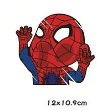 Marvel 3 peças Marvel, Super-herói Homem-Aranha, Homem de Ferro, Deadpool, Produtos do Homem-Aranha, Vingadores, Adesivos de carro resistentes a colisões, Adesivos fofos de desenho animado, Álbum de recortes DIY à prova d'água, Envelope lacrado, Perfeito para decoração de carro, Decoração de quarto (estilos aleatórios)