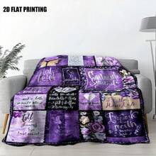 Heartfelt Sister's Gift,Modern Style, Versatile,Super Soft Flannel Printed 3D Blanket, As Birthday Gifts, Family, Wedding, Souvenir Blankets, Polyester Blankets Suitable For All Seasons, Washable, Machine Washable, Lightweight, Breathable, Comfortable, Warm, Unique, 280gsm For Him, Her Personalized Ideal Gifts For Her,Perfect Nap, Camping, Travel, Home, Daily Life, Office Decoration, Birthday, Anniversary, Valentine's Day, Thanksgiving, Christmas, Halloween, Wedding, New Year Gifts ,Sofa,Bed,Car,Bedroom,Living Room,Office,  Outdoor Camping, Beach,Wall Decoration - 多色10 - 查看 3