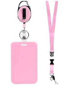 Zestaw personalizowanych uchwytów na identyfikatory, zwijany uchwyt na identyfikator, smycz, uchwyt na identyfikator, identyfikator na klatkę piersiową, odpinany smycz, w tym smycz, zwijany klips, identyfikator, odpowiedni do personalizowanych uchwytów na karty pracy, legitymacja studencka na sezon szkolny, karta na posiłek, karta autobusowa, uchwyt na kartę użyteczności publicznej, artykuły biurowe i szkolne, dekoracja świąteczna