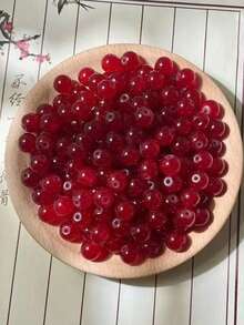 Approx. 1100pcs 8mm Crystal Glass Beads String, Jewelry Making Kit For DIY Necklace, Earrings, Phone Straps, Crafts (Random Color)