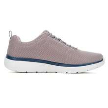 Skechers Zapatos para correr de hombre - Gris topo/azul marino - Ver 2