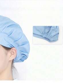 Mũ đầu bếp co giãn điều chỉnh được, mũ nấu ăn unisex, mũ làm việc chống dầu mỡ, mũ che tóc chống bụi, thích hợp cho nhà hàng, nhà máy, nhà bếp, nấu ăn, bảo vệ tóc, xưởng, dịch vụ thực phẩm, quà tặng Ngày của Mẹ. - Nhiều màu - Xem 4