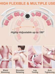 Deep Tissue Leg Massager & Cellulite Remover - Lymphatic Drainage Roller To Smooth Skin, Relieve Pain, And Sculpt Thighs & Buttocks - Multicolor - View 6