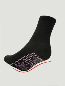 4 pares de calcetines térmicos cálidos para mujer, calcetines autocalentables, calcetines de masaje de algodón, calcetines calentadores de pies, calcetines cálidos para dormir