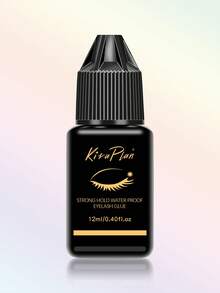 Pegamento para pestañas hipoalergénico - Pegamento para extensión de pestañas - Secado rápido (0.5-1 seg), Larga duración 45 días, Apto para principiantes y salones de pestañas DIY - Negro - Ver 18