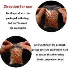 Small Plastic Bags For Pill Small Zip Bags For Pills | Mini Zip Bag | Jewelry Pouch | Tiny Plastic Bag For Jewelry | Little Baggies - E: 3x4 Inches - View 5