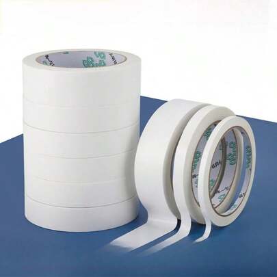 High Viscosity Double-Sided Tape Cotton Paper Office Supplies Student Stationery White Strong Adhesive Hot Melt Industrial Double-Sided Tape