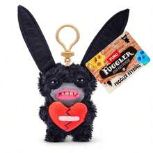 Spin Master Official Fuggler Funny Teeth Baby Keychain Pendant - Plush Doll Weird Monster With Silly Teeth, Collectible Clip-On Accessory