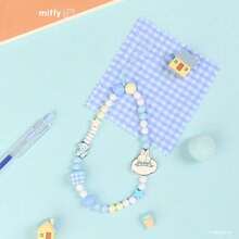 Official Miffy Beaded Charm Blind Box - Adorable Multi-Functional Phone Strap/Lanyard/Wrist Cord/Bag Charm, Perfect Gift For Girls