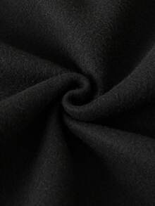 Young Girls Bowknot & Numeral Pattern Warm Sweatshirt - Black - View 6