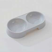 Comedero doble popular tipo macaron para mascotas, tazón de agua para gatos, comedero para perros, suministros para mascotas