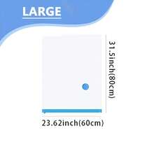 Transparent Vacuum Compression Storage Bags, Modern Home Use Vacuum Compressed Organizer Bags, Multi-Combination, For Clothes, Blanket, Shirt, Travel Accessories, Lightweight Travel Dust Proof Bags, Ideal For Travel And Home Storage, Space-Saving Bags