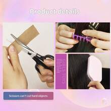 Kids Pretend Play Hairstyling Toy Set - Blow Dryer & Straightener, Girls Beauty Salon Makeup Dress Up Princess Accessories Gift Toys