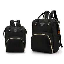 Túi đa năng cho mẹ, dung tích lớn, kiểu dáng đơn giản và dễ mang theo, túi dã ngoại thời trang và thoải mái, nhẹ và rộng rãi, ba lô đựng bình sữa và tã bỉm với ngăn đựng sữa riêng biệt và nhiều ngăn nhỏ khác, thích hợp làm quà tặng cho mẹ hoặc quà sinh nhật. - màu đen - Xem 9