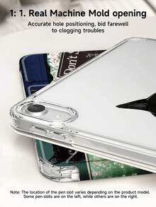 1pc Cool Coffee Cat Dual-Sided Acrylic Transparent Crystal Backboard Shockproof Sleep/Wake Tablet Case Compatible With IPad (A16) 11th Gen 11-Inch 2025 Case, IPad 9th/ 8th/ 7th Generation 10.2 Inch Case, 3+Y Fold Anti-Bend, Built-In Pencil Slot, Perfect Daily Protection - Multicolor - View 5