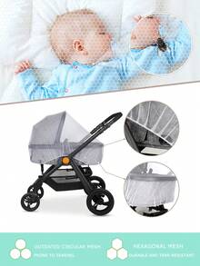 Mosquitero Para Cochecito De Bebé - Rosa - Ver 5