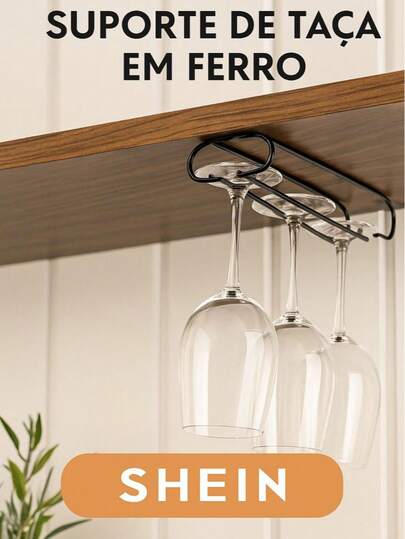 SUPORTE DE TAÇA ORGANIZADOR EM FERRO