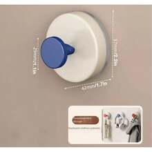 Suction Cup Hook - Dopamine Suction Cup, No Trace, Reusable And Detachable, Stainless Steel Hook, Suitable For Tiles, Glass, Windows, Showers, Kitchens, And Bathrooms