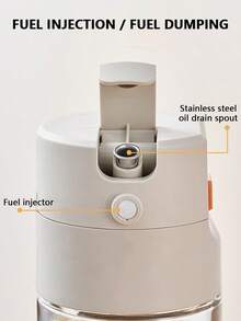 1pc High-Quality Oil Sprayer, Multiple Styles And Capacities Available, Made Of Premium PP Material And Thick Glass Bottle, Integrated Spraying Design, Easy Oil Quantity Control, Suitable For Cooking, Healthy Eating, Salad Making, Baking And Frying, Precise Oil Control, No Oily Residue, Easy To Clean And Durable, Suitable For Households, Restaurants, Fitness Enthusiasts And Other Users. - Yellow-charles - View 7