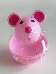 Mouse-Shaped Roly-Poly Leakage Food Ball Toy, Cat Toy