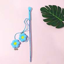 1 件/3 件蓝色仙女逗猫棒，耐用猫玩具，宠物猫互动用品 - 藍色 - 查看 7