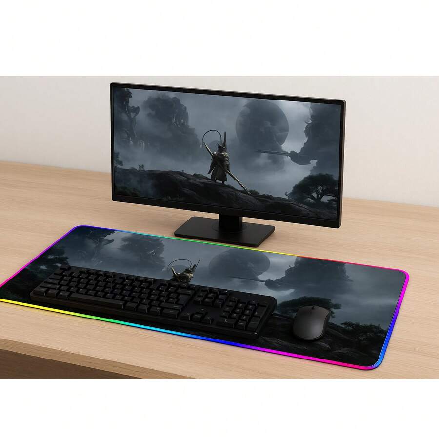 Black Myth Wukong Mouse Pad & Keyboard Pad | SHEIN