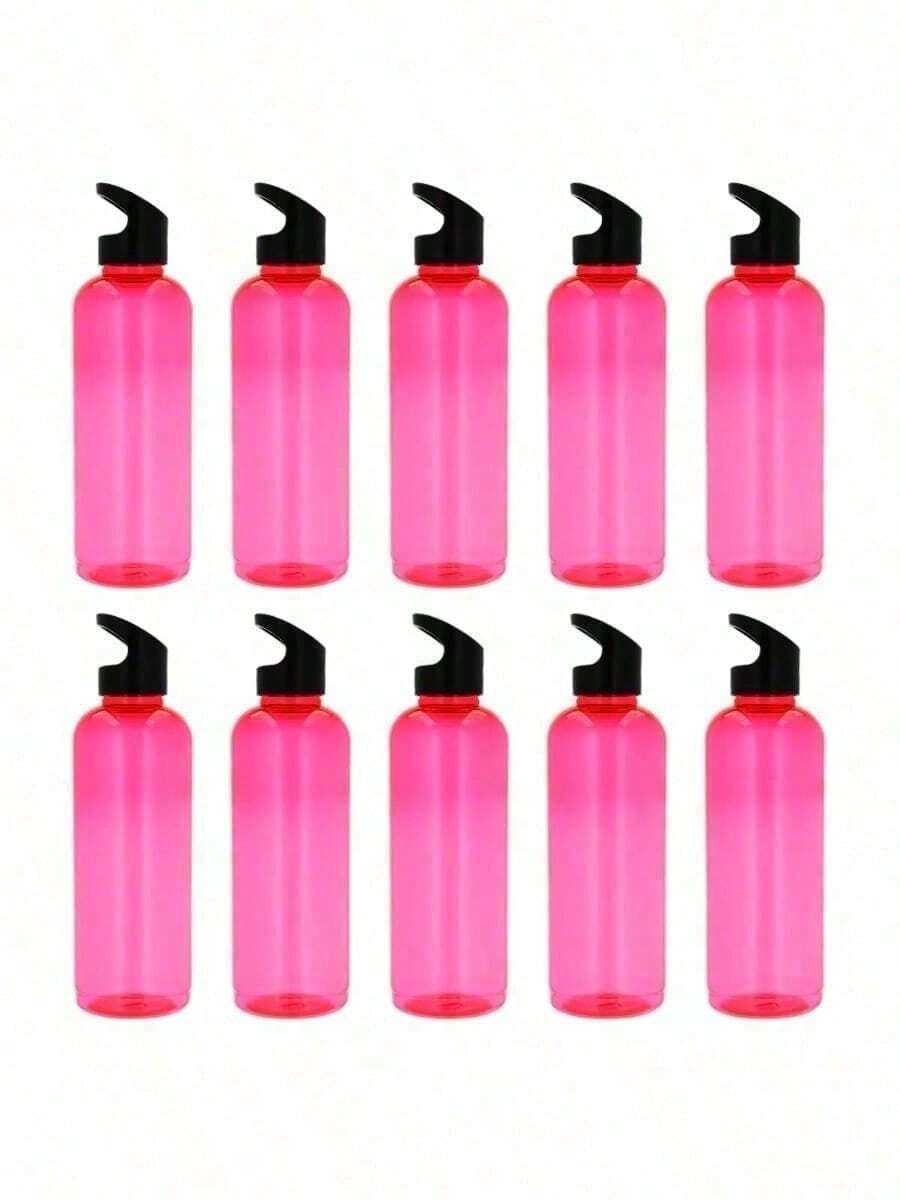 PromoClick Paquete de 10 Cilindro de plástico de 900 ml - Rosa - Ver 1