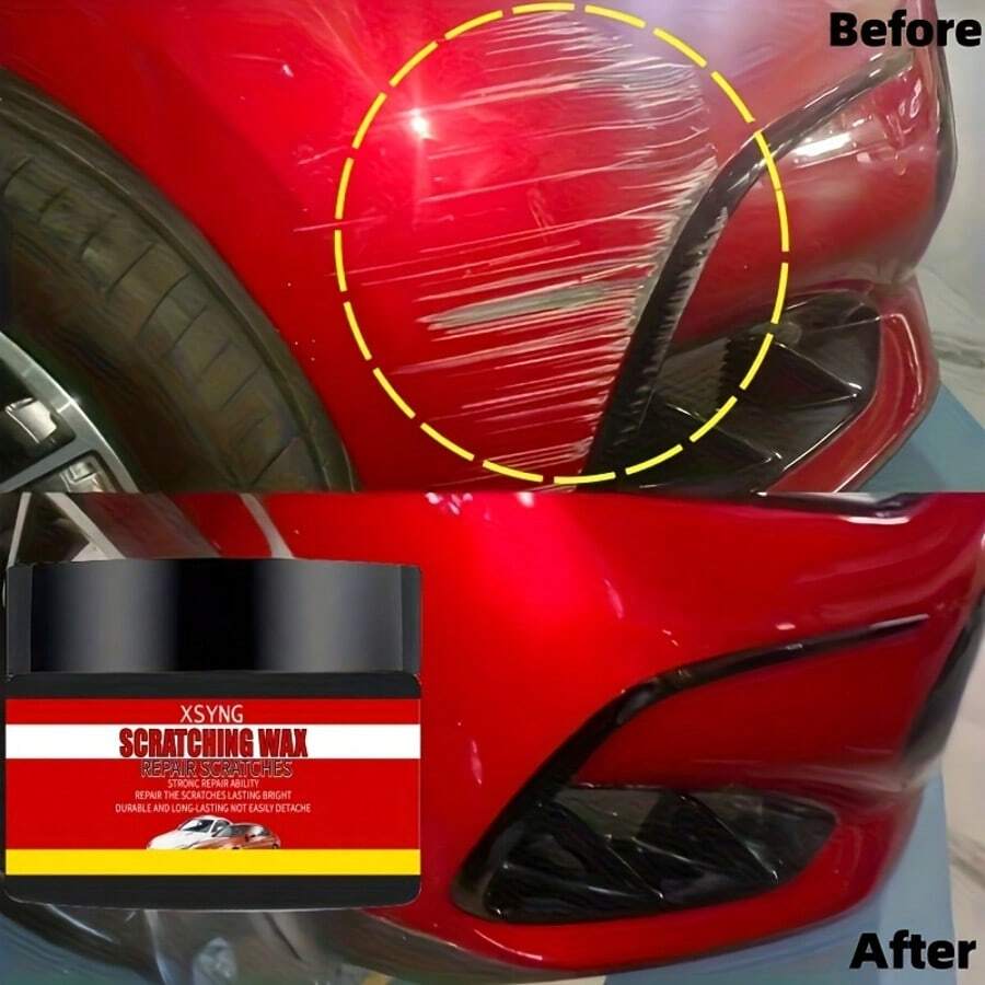 Car Scratch Wax And Swirl Remover Nano Shine Polish, Automotive Clay Scratch Repair Paste Kit - Compatible With Multiple Paint Colors For Vehicle Surface Restoration And Maintenance,Car Accessories