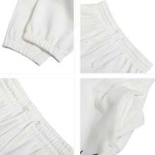 Nike Pantalones de tobillo con cordón y forro térmico para mujer - Blanco - Ver 5