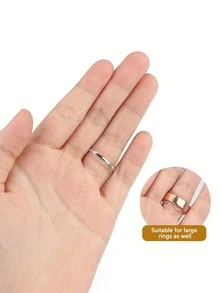 Transparent Ring Sizer Adjuster, Invisible Ring Sizer, Women's Loose Ring Size Reducer Invisible Sticker, Transparent DIY Sewing Jewelry Tool Kit, Loose Ring Adjuster Set - Ideal For Wedding Rings And Jewelry, Comfortable Fit - Multicolor - View 3