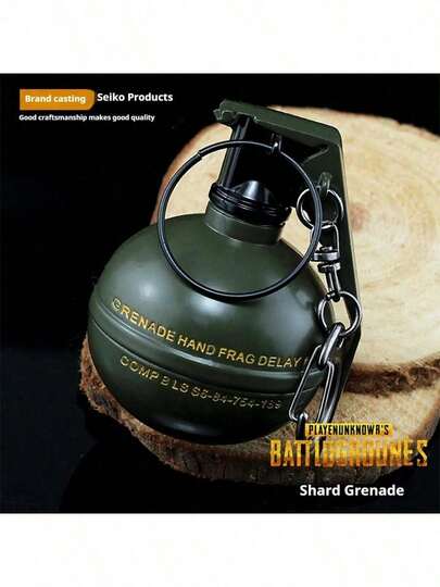 2025 New 1pc Fragmentation Grenade Model, Full Metal Grenade Home Decor, Game Peripheral, Birthday/Christmas/Halloween/Easter Gift