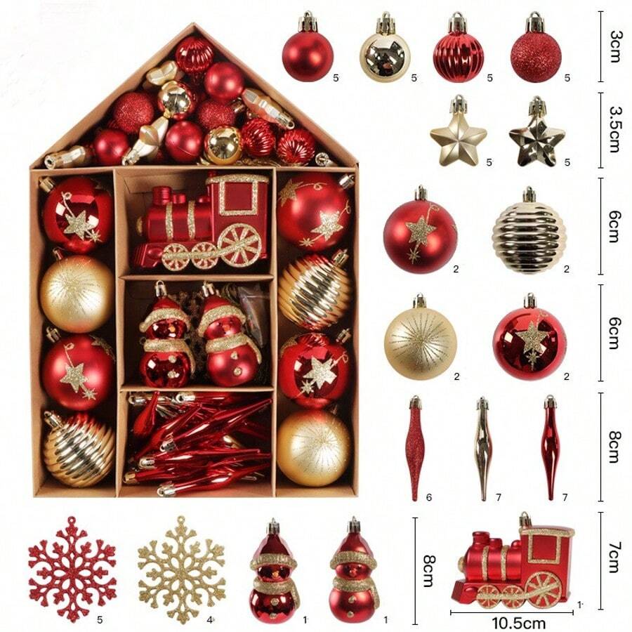 Palline di Natale - Oro rosso - Visualizzare 1