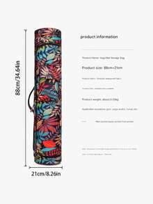 Yoga Mat Tote: Carry Solution For Conscious Yogis ,Yoga Mat Bag Dual Full Zip Exercise Yoga Mat Carrier Yoga Mat Carry Bag With Storage Pockets And Adjustable Shoulder Strap Fits All Your Stuff