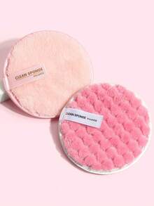 MAANGE 2 件装卸妆粉扑，柔软亲肤面巾，清洁工具，方便旅行携带