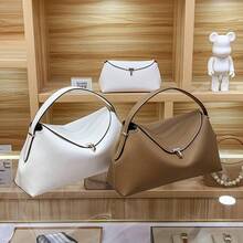 Sweden's Niche TOTEME With 2025 Spring And Summer New Fashion Light Luxury Shoulder Bag Soft Leather Commuter Woman Bag - Brown - View 5
