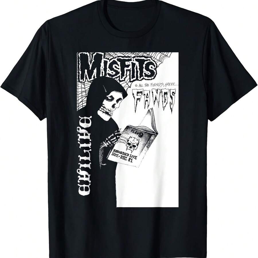 Misfits – Fangs T-Shirt - Black 05 - View 1