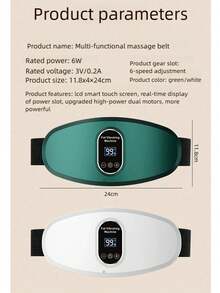 OBOVAY 1pc Electric Waist Massager, Waist Exercise, Abdominal Fitness Equipment And Exercise Device, Portable, Abdominal Fitness Training, Arms, Hips And Legs Full Body Exercise, Legs And Abdomen Waist Cervical Spine Massager, Gifts For Women And Men,800mAh - Multicolor - View 11