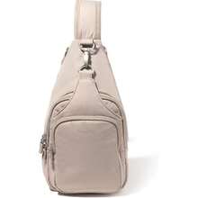 Baggallini Women One Size Moonrock Puff Zipper Pockets Central Park Sling DDR500 - 米色 - 查看 1
